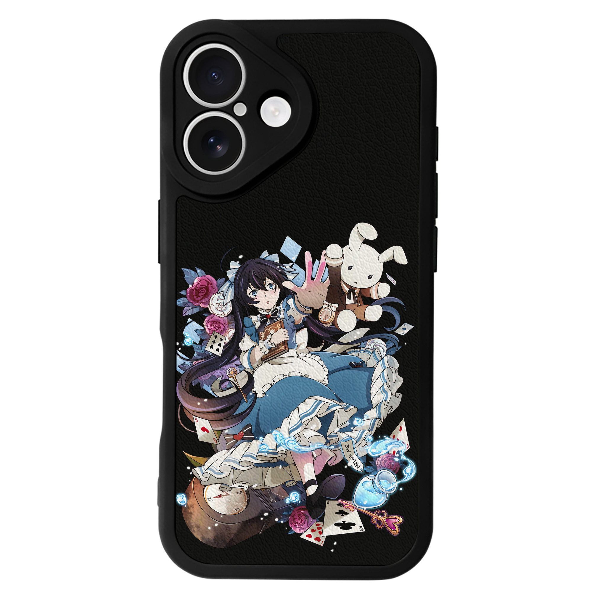 （画像用） 文豪ストレイドッグス Bungo Stray Dogs 【iPhone 16シリーズ対応】シリコンスマホケース（レザー調） 材質：シリコン